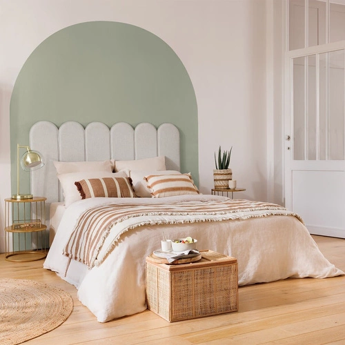 Lampka nocna Rivi złota szklana nowoczesna do sypialni i salonu Atmosphera 48 cm