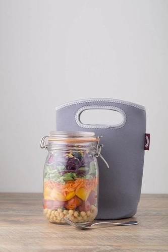 Lunch bag średni, szary KILNER