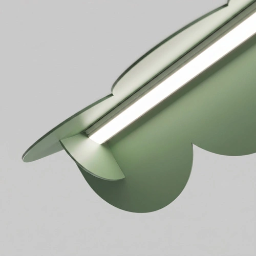 Lampa wisząca BISCUIT 130 LED szałwiowa nad wyspę regulowana