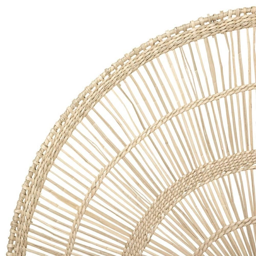 Dekoracja ścienna Reed Atmosphera boho z trzciny naturalnej ażurowa do salonu 60 cm