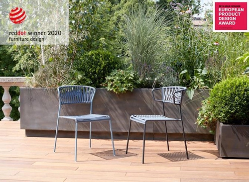 Krzesło Lisa Club Arm antracytowe