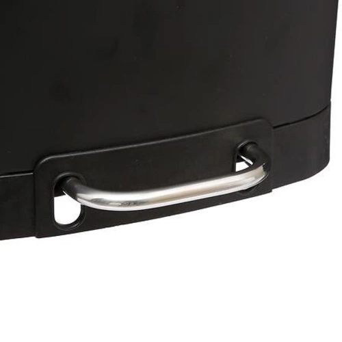 Kosz na śmieci kuchenny Ariane 6l czarny metalowy z pedałem nowoczesny 5five