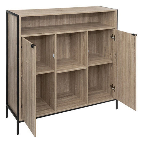 Komoda Aliaj 114 cm nowoczesna z wysokimi nogami dąb do salonu i sypialni 5five