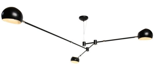 Lampa wisząca Astronomy-3 czarna nowoczesna regulowana do salonu i jadalni 175 cm