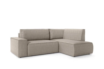 Narożnik Molde L prawy sztruks beżowy ciemny Poso 2