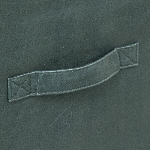 Pudełko materiałowe 31x31 Velvet khaki 5five simply smart składane do regału garderoby