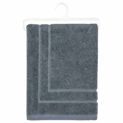 Dywanik łazienkowy bawełniany Praia Atmosphera szary nowoczesny 50x70 cm do łazienki