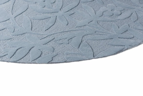 Dywan okrągły wełniany Cleavers Laura Ashley 150x150cm do salonu nowoczesny kwiatowy