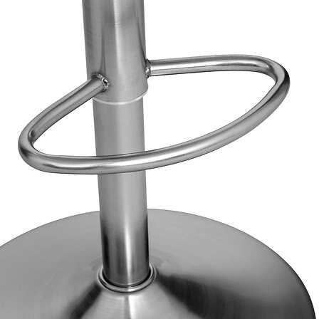 Hoker Ilsa metalowy srebrny do kuchni industrialny bez oparcia