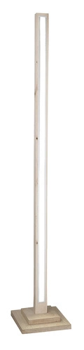Lampa podłogowa Alset lampa podłogowa drewno buk + srebrny 1x18W LED 4000