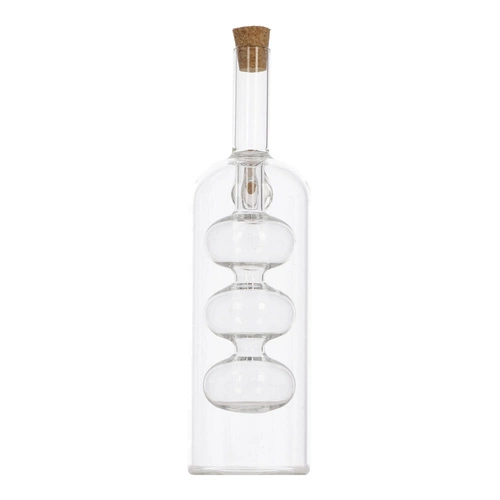 5five simply smart szklana butelka na oliwę i ocet 2w1 z korkiem 290 ml