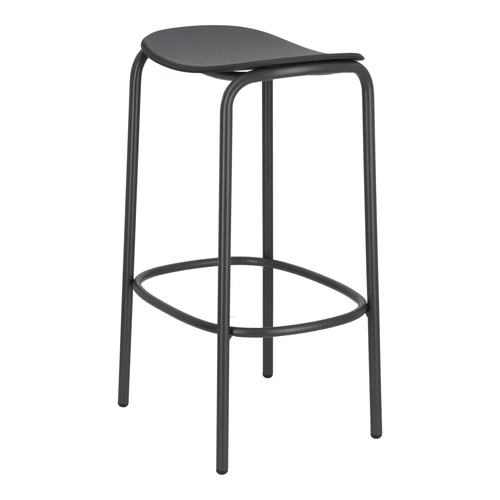 Hoker Trick wood nowoczesny czarny drewniany do kuchni i jadalni 65 cm SCAB Design