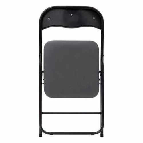 Krzesło składane z tworzywa do kuchni i ogrodu 5five simply smart szare, łatwe przechowywanie