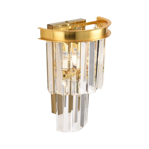 Kinkiet ścienny glamour SPLENDORE Step into Design złoty 20 cm do salonu i sypialni