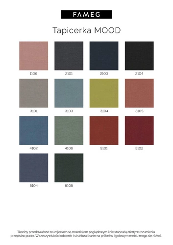 Pufa modułowa Snug FAMEG kwadratowa tapicerowana bukowa do salonu personalizowana 80x80 cm