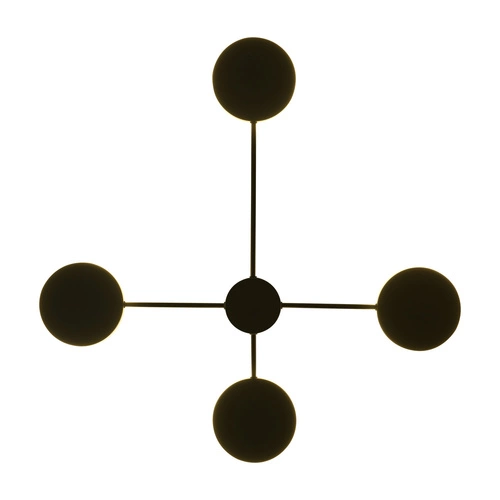 Kinkiet ścienny LED CLEX Step into Design czarny nowoczesny 75 cm do salonu