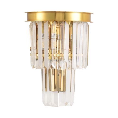 Kinkiet ścienny glamour SPLENDORE Step into Design złoty 20 cm do salonu i sypialni