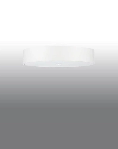 Plafon sufitowy okrągły Skala 70 biały nowoczesny do salonu kuchni i sypialni Sollux