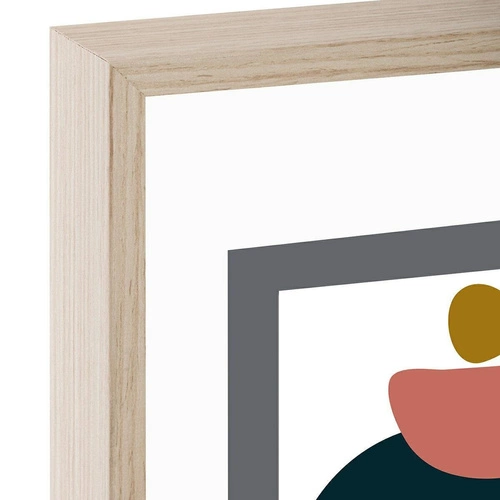 Drewniana ramka na 3 zdjęcia Adam wisząca nowoczesna szklana na ścianę Atmosphera