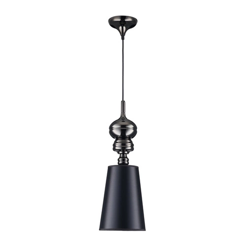 Lampa wisząca QUEEN-1 czarna 18 cm glamour do salonu i jadalni Step into Design