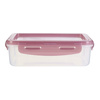Lunch box śniadaniówka z elastyczną pokrywą czerwony