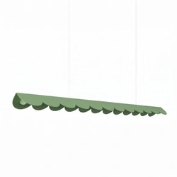 Lampa wisząca BISCUIT 130 LED szałwiowa nad wyspę regulowana
