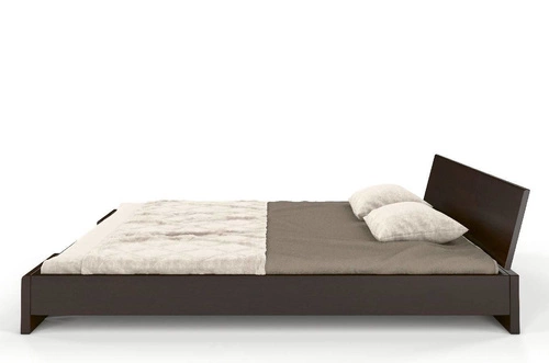 Łóżko drewniane sosnowe Vestre Long 160x220 skandynawskie do sypialni personalizowane