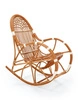 Fotel bujany Kalma wiklinowy boho do salonu i na taras naturalny retro wygodny