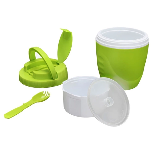 Lunchbox śniadaniówka Travel okrągły czerwony