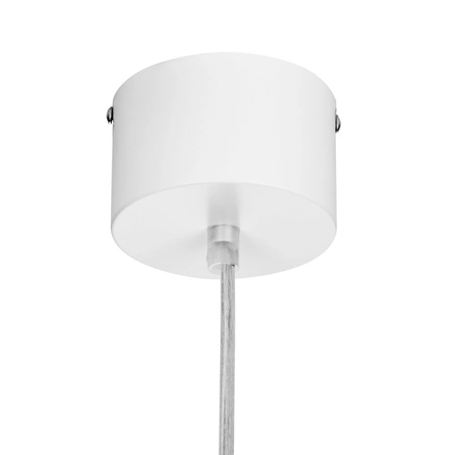 Lampa wisząca DIVERSO biała matowa 35 cm nowoczesna do salonu i jadalni regulowana