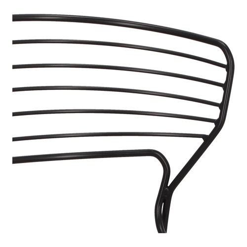 Krzesło Hilly czarne metalowe do jadalni i kuchni nowoczesne na płozach Intesi