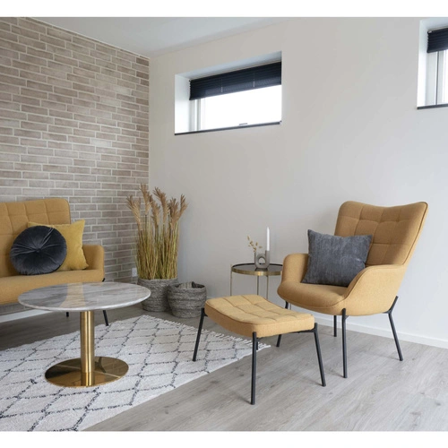 Zestaw 3 koszy dekoracyjnych Tivoli szary liść kukurydzy do przechowywania