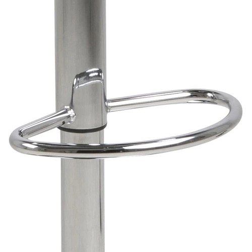 Hoker Grace nowoczesny z oparciem obrotowy regulowany biały/czarny do kuchni i wyspy Actona