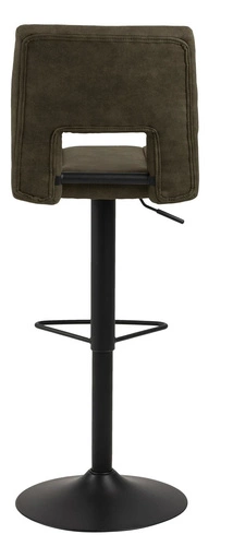 Hoker Sylvia zielony obrotowy z regulacją wysokości i oparciem nowoczesny do kuchni Actona