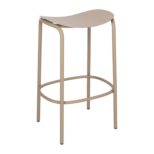 Hoker Trick szary metalowy nowoczesny bez oparcia do kuchni i ogrodu 65 cm SCAB Design