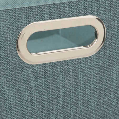 5five simply smart pudełko materiałowe do regału 31x15cm niebieskie składane z uchwytem