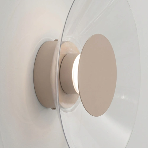 Kinkiet ścienny ASTRO LED taupe nowoczesny do salonu 28 cm