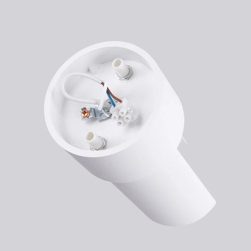 Kinkiet ścienny FLASH biały nowoczesny regulowany stalowy do salonu sypialni i przedpokoju