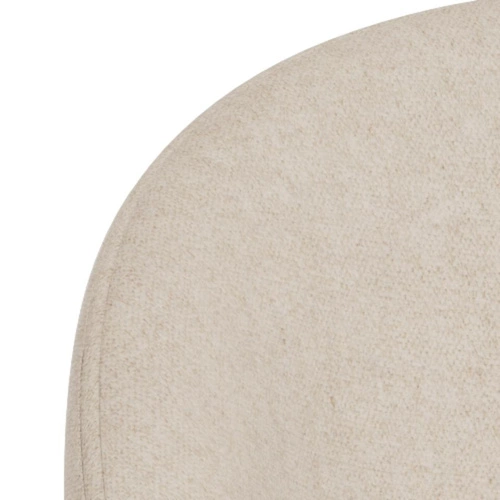 Krzesło Tenna beżowe tapicerowane obrotowe do jadalni i salonu