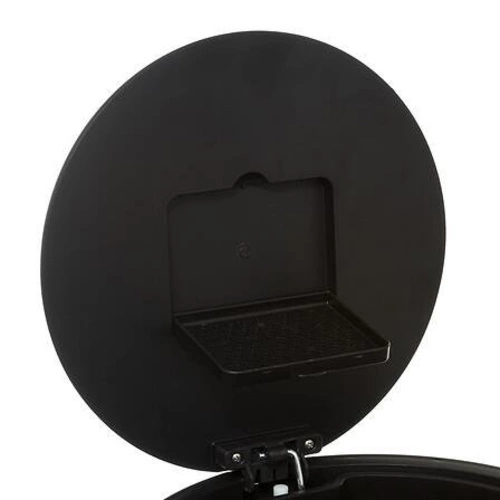 Kosz na śmieci do kuchni Delta 30l czarny nowoczesny z pedałem filtr węglowy 5five