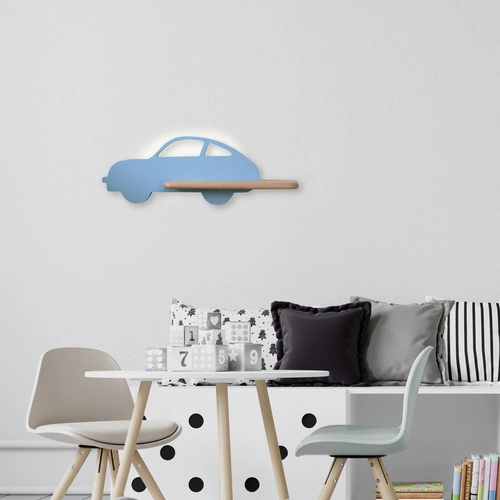 Kinkiet Car lampa 5W LED 4000K wl iq kids niebieski