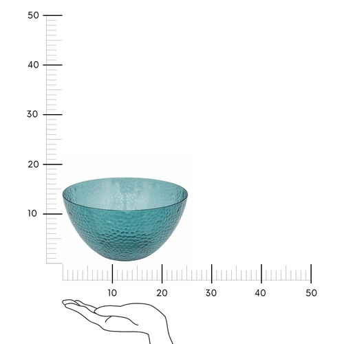 Miska Estiva 25,5 cm plastikowa           niebieska