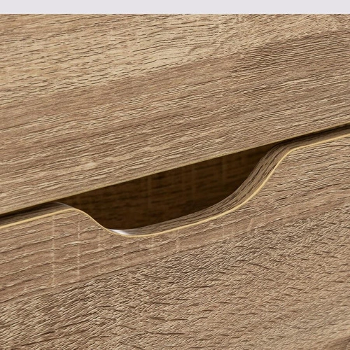 Wysoka szafka na buty Tiro 5five simply smart naturalny dąb, 4 szuflady, skandynawska do przedpokoju