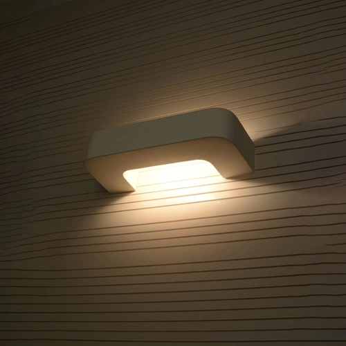 Kinkiet ścienny MAGNET biały ceramiczny nowoczesny do salonu i sypialni Sollux Lighting