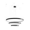 Żyrandol RIO 3 55/78/110 czarny LED  4000K