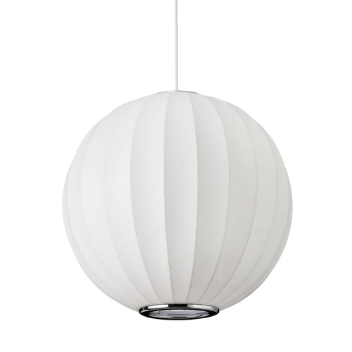Lampa wisząca kula SILK biała 30 cm regulowana do salonu i kuchni Step into Design