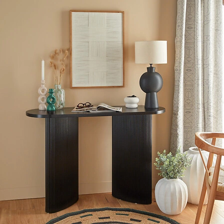 Zestaw 2 świeczników Mala beżowy/zielony