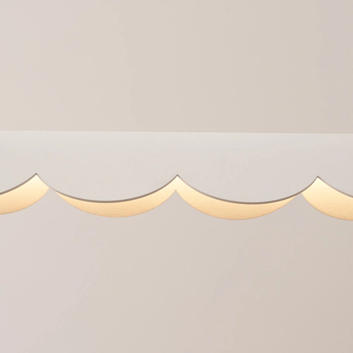 Lampa wisząca LED BISCUIT nowoczesna beżowa regulowana do salonu kuchni i jadalni