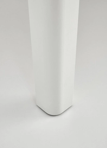 Stół okrągły rozkładany Nigo Intesi dąb naturalny i biały do jadalni lub kuchni 102-142 cm