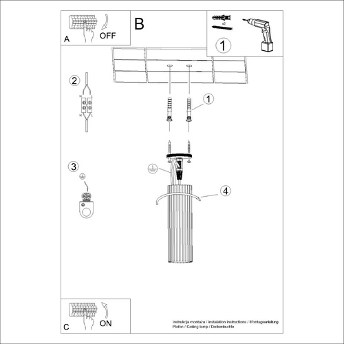 Plafon sufitowy KARBON 20 czarny minimalistyczny do salonu i sypialni aluminium 20 cm